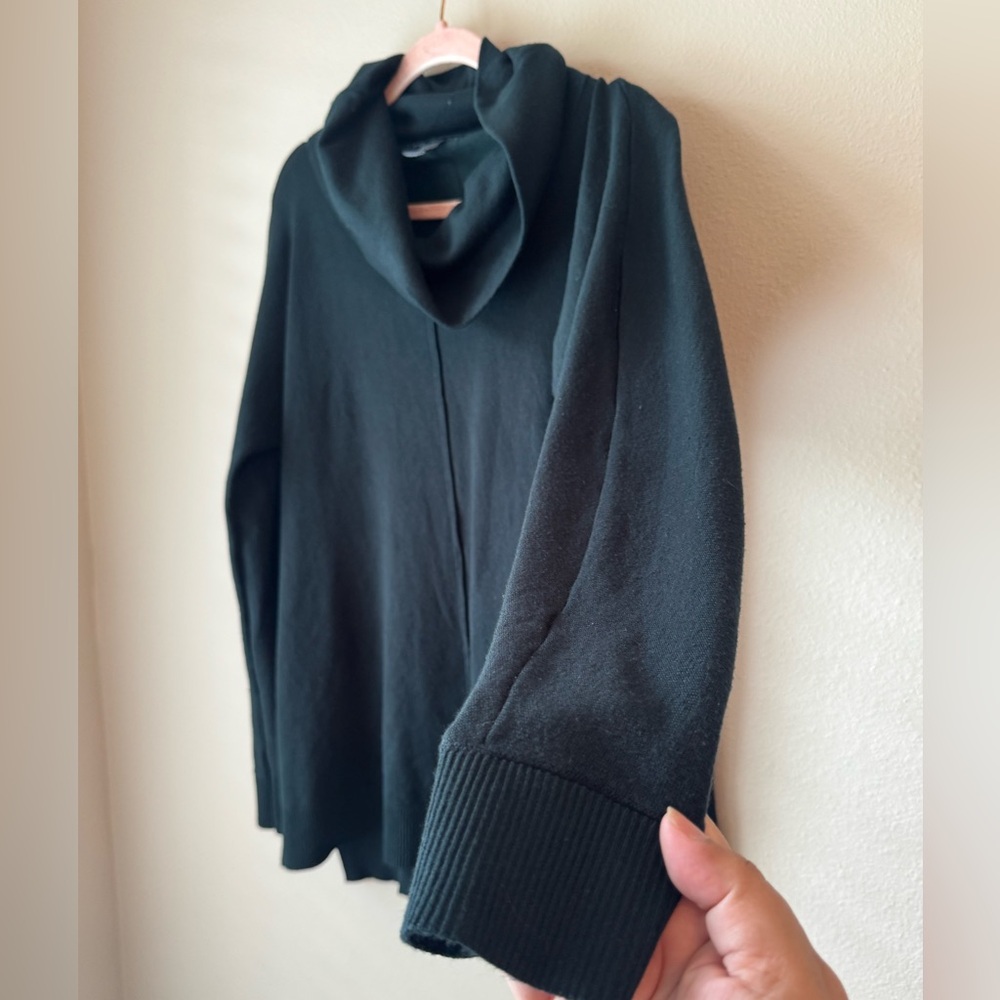 Joan Vass Charcoal Knit Top